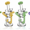 Shop Pulsar Recycler Water Pipe - 7.5" / 14mm F / Colors Vary in australian