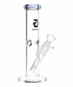 Shop Glass House Pinched Straight Tube Glass Waterpipe - 7.75