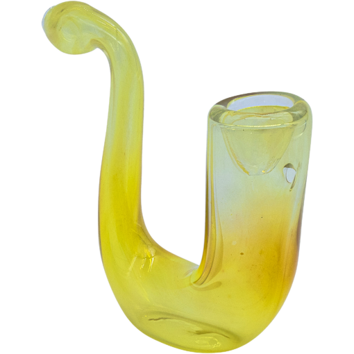 Shop LA Pipes "Calabash" Fumed Glass Sherlock in australian