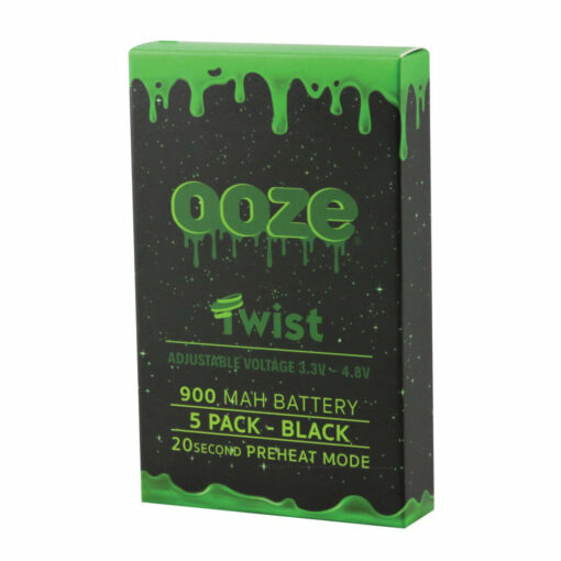 Shop 5PK - Ooze Adjustable Twist Batteries - 4.5"/ 900mAh in australian