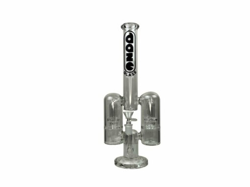 Shop Daze Glass - 14" Rocket Ship Dual Showerhead Perc Glass Water Pipe in australian