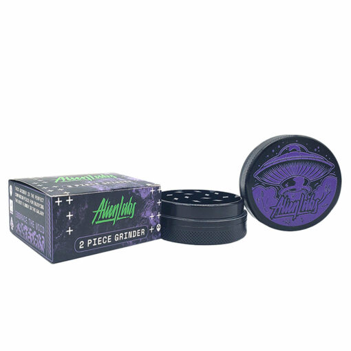 Shop Alien Labs Aluminum Grinder - Purple Ship / 2pc / 2.25" in australian