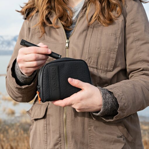 Shop Ongrok Carbon-lined Wallets with Combination Lock V 2.0 | 3" Sizes (Small, Medium, Large) in australian