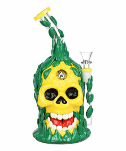 Shop Pulsar Skull Pineapple Water Pipe - 10"/14mm F in australian