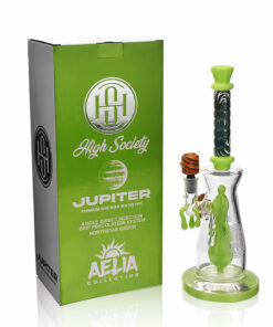 Shop High Society | Jupiter Premium Wig Wag Waterpipe (Slime Green) in australian