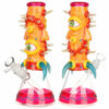 Shop Horned Cyclops 3D Painted Beaker Water Pipe - 9.75" in australian