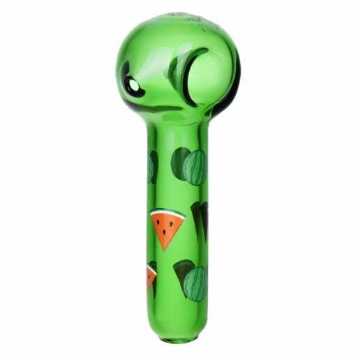 Shop Pulsar Fruit Series Watermelon Zkittles Herb Pipe Glow Duo - 10" / 14mm F in australian