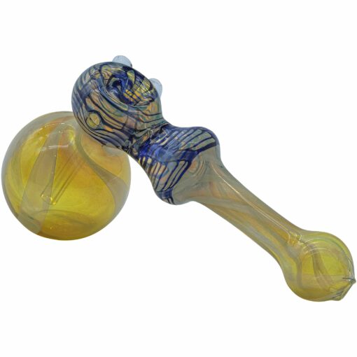 Shop LA Pipes "Raked Hammer" Fumed Hammer Bubbler Pipe (Various Colors) in australian