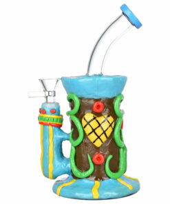 Shop Neon Tiki 3D Painted Water Pipe - 8.5" / Assorted Styles in australian