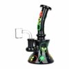 Shop 420 Alien Glow In The Dark Glass Dab Rig - 6.5" / 14mm F in australian