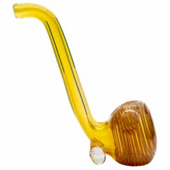 Shop LA Pipes "Flaco" Skinny Glass Sherlock Pipe in australian