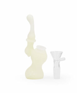 Shop Ritual - 5'' Silicone Upright Bubbler - UV Titanium White in australian