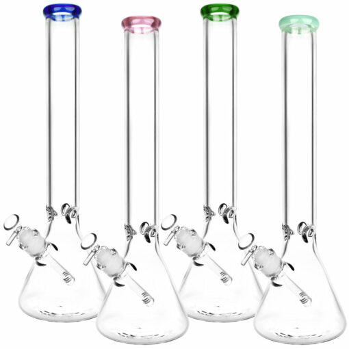 Shop Classic Glass Beaker Light Water Pipe | 14mm F | Colors Vary in australian