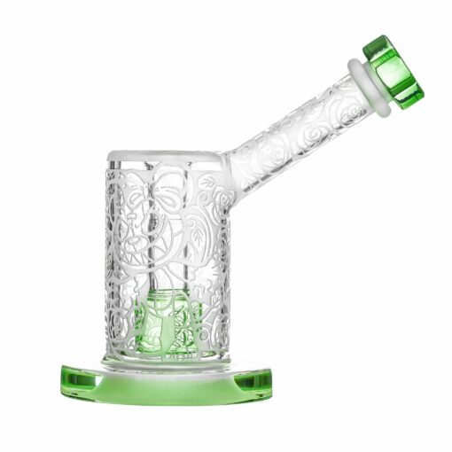 Shop Calibear Sandblasted Seed Of Life Percolator Upright Bubbler in australian