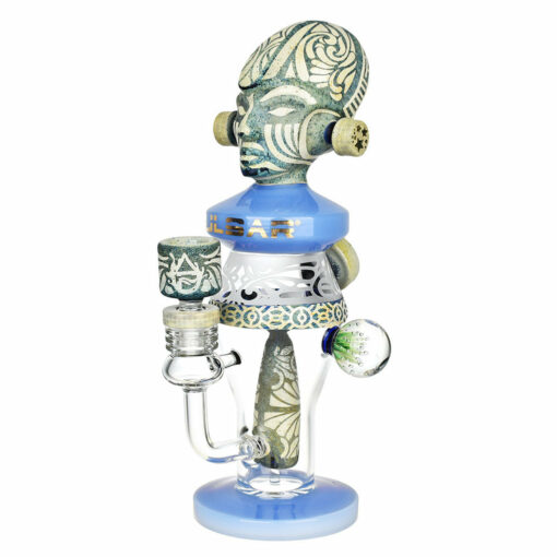 Shop Pulsar Hieroglyph Series High Priestess Water Pipe - 11"/14mm F/Colors Vary in australian