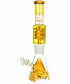 Shop Pulsar Sweet Nectar Stackable Glycerin Beaker Water Pipe - 16" / 14mm F in australian