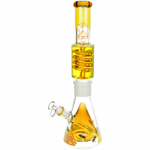 Shop Pulsar Sweet Nectar Stackable Glycerin Beaker Water Pipe - 16" / 14mm F in australian