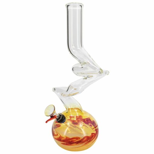 Shop LA Pipes "Switchback" Bubble Base Bong in australian