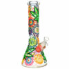 Shop Mandala Hemp Leaf Beaker Water Pipe - 12.75"/14mm F in australian