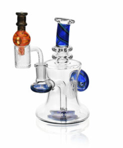 Shop High Society | Astara Premium Wig Wag Concentrate Rig (Blue) in australian