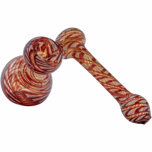 Shop LA Pipes "Colored Sidecar" Fumed Sidecar Bubbler Pipe (Various Colors) in australian