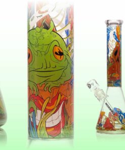 Shop Wormhole Psychedelic Forest Beaker Water Pipe - 14.5