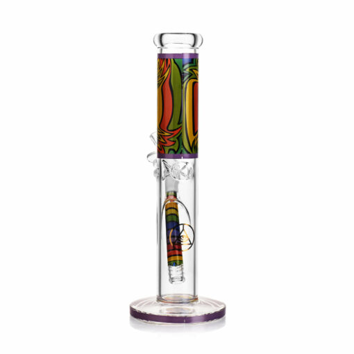 Shop Ritual Smoke - Prism 10" Glass Straight Tube - Purple in australian