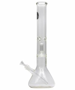 Shop LA Pipes Thick Glass Beaker Showerhead Perc Bong in australian