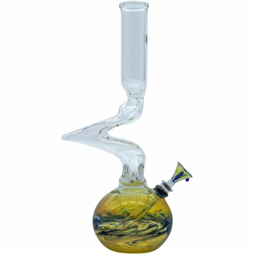 Shop LA Pipes "Switchback" Bubble Base Bong in australian