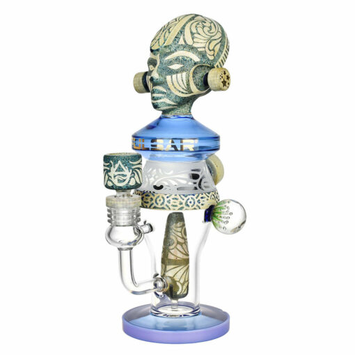 Shop Pulsar Hieroglyph Series High Priestess Water Pipe - 11"/14mm F/Colors Vary in australian