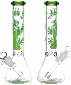 Shop 420 Party Beaker Glass Water Pipe - 10" / 14mm F in australian