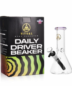 Shop Ritual Smoke - Daily Driver 8" Beaker w/ American Color Accents - Purple in australian