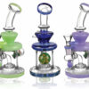 Shop Pulsar Teardrop Waterpipe w/ Marble - 7.5" / 14mm F / Colors Vary in australian