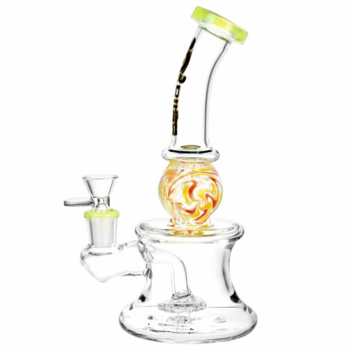 Shop BIIGO Disco Sphere Hourglass Water Pipe - 8.5"/14mm F in australian