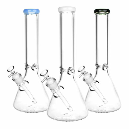 Shop Classic Glass Beaker Light Water Pipe | 14mm F | Colors Vary in australian