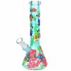 Shop Reef Riot Glow In The Dark Beaker Water Pipe - 10" / 14mm F in australian