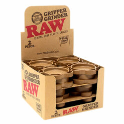 Shop RAW Gripper Grinder - 2pc/2.5"/Fine Grind V3 - 12PC DISP in australian