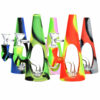 Shop Silicone/Glass Cone Water Pipe - 6.5" / 14mm F / Colors Vary in australian