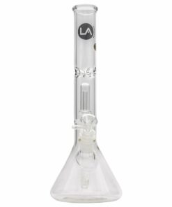 Shop LA Pipes Single or Double Showerhead Perc Beaker Bong in australian