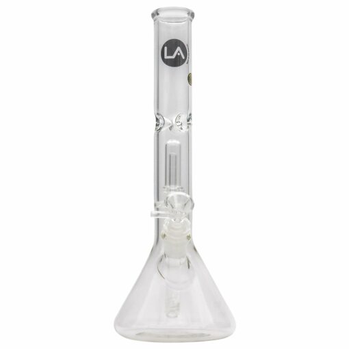 Shop LA Pipes Single or Double Showerhead Perc Beaker Bong in australian