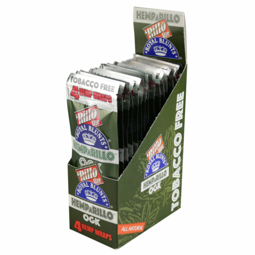 Shop 15PC DISP - Royal Blunts Hemparillo Hemp Wraps in australian