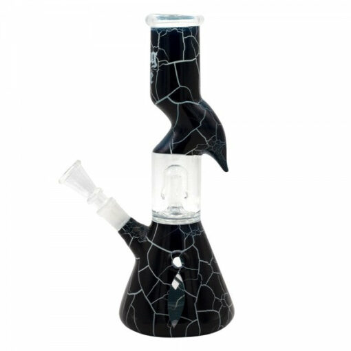 Shop Thug Life | 10" Cracked Stone Glass Water Pipe in australian