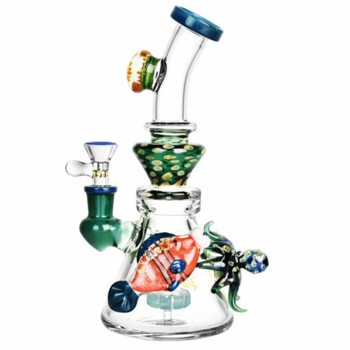 Shop Tataoo Glass Ocean Life Bong in australian