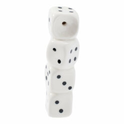 Shop Wacky Bowlz Dice Ceramic Hand Pipe - 3.75" in australian