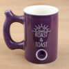 Shop Plum Color Glossy Premium Roast & Toast Mug in australian