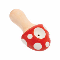 Shop Wacky Bowlz Mushroom Ceramic Pipe | 3.5