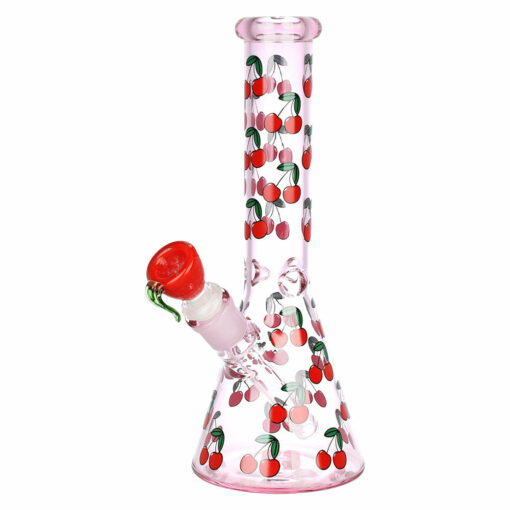 Shop Life Is A Bowl Of Cherries Beaker Water Pipe | 10" | 14mm F in australian