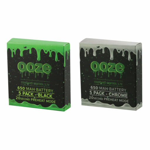 Shop 5PK - Ooze Standard Batteries - 3" / 650mAh in australian