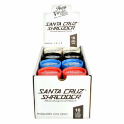 Shop Santa Cruz Shredder Hemp Grinder - 4pc/2.25"/Asst - 16PC DISP in australian