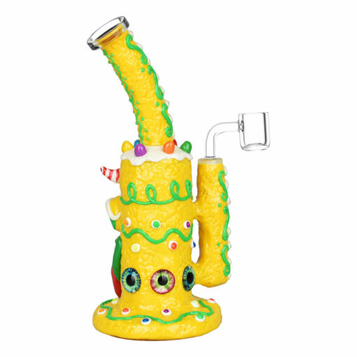 Shop Gingerbread Monster Dab Rig - 9.75" / 14mm F / Colors Vary in australian